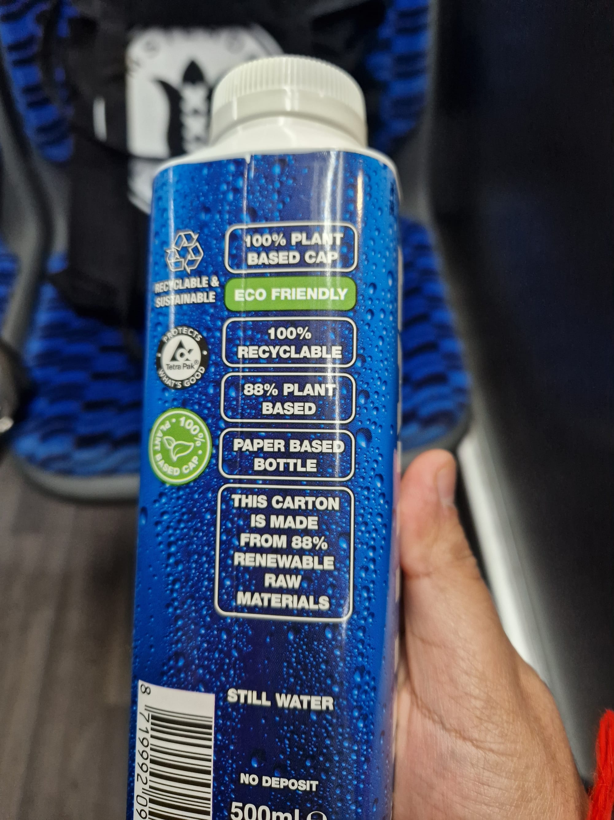 Earth water bottle