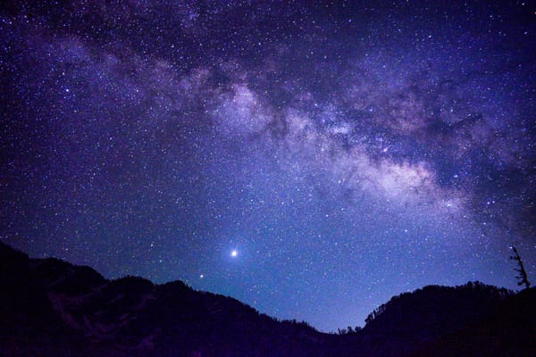 Milky Way Galaxy captured in Dharamshala